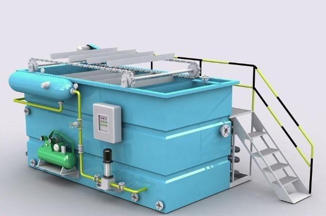 氣浮機選型，溶氣氣浮機，溶氣氣浮機定制-樂中環(huán)保